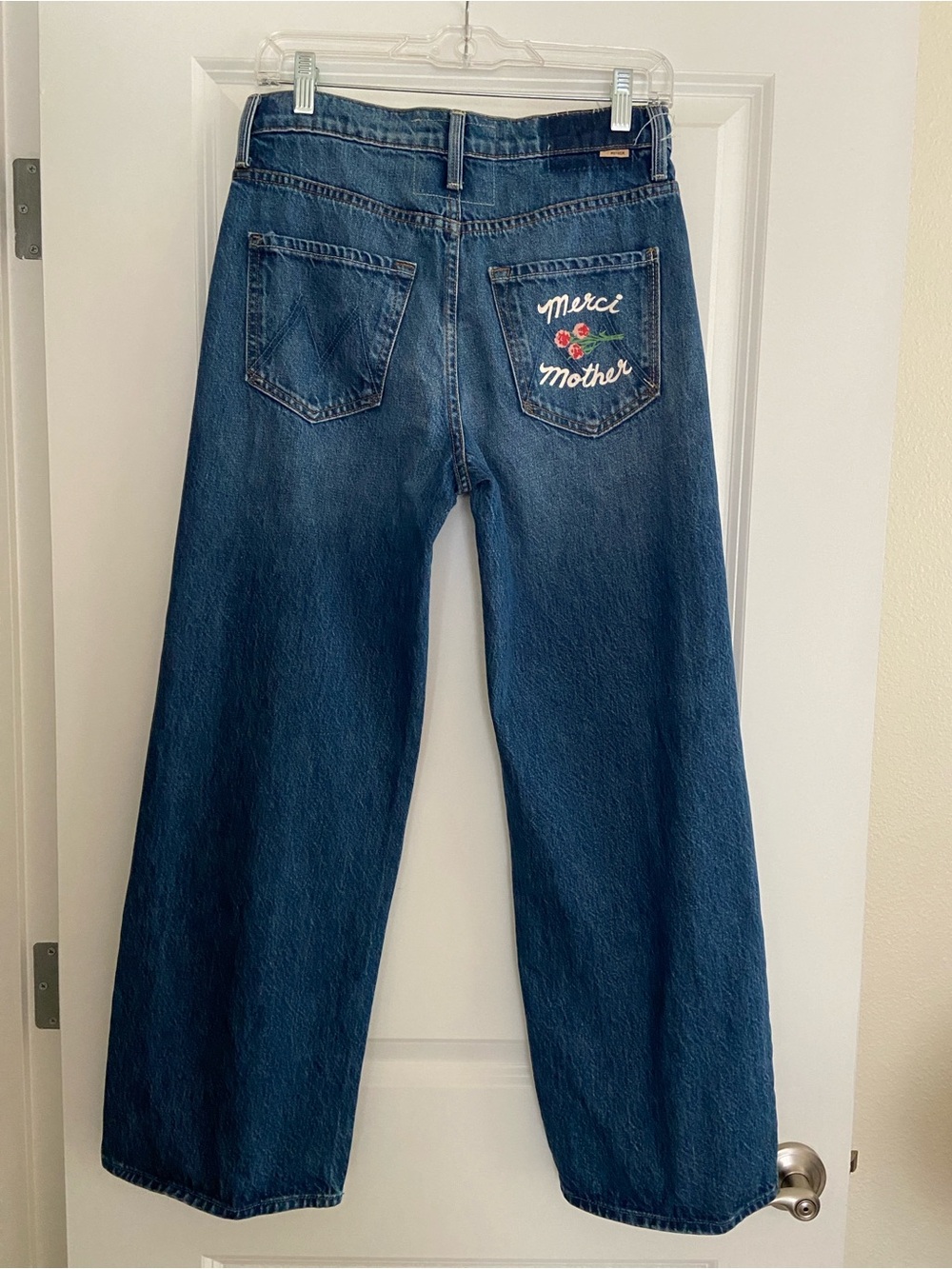 Merci x MOTHER The Dodger Ankle in Green Thumb sz 24